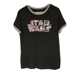 Star Wars Skywalker Saga Han Solo Aniken Black T-Shirt Size Women's L